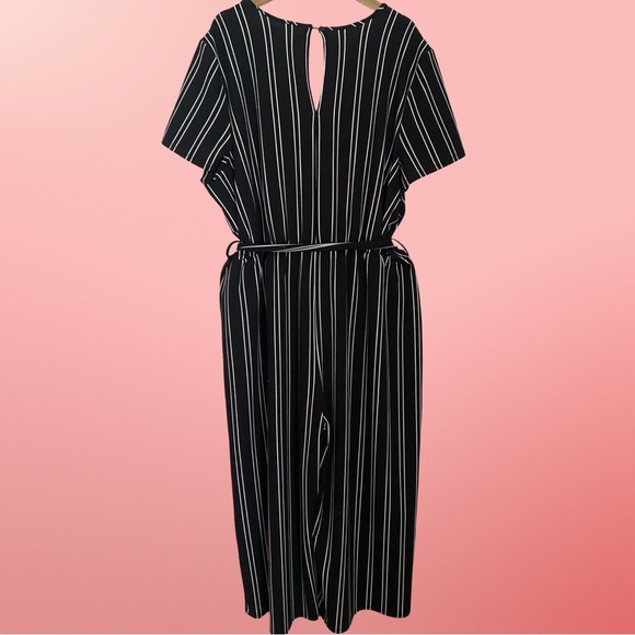 Striped Flair Jumpsuit - Picture 2 of 5